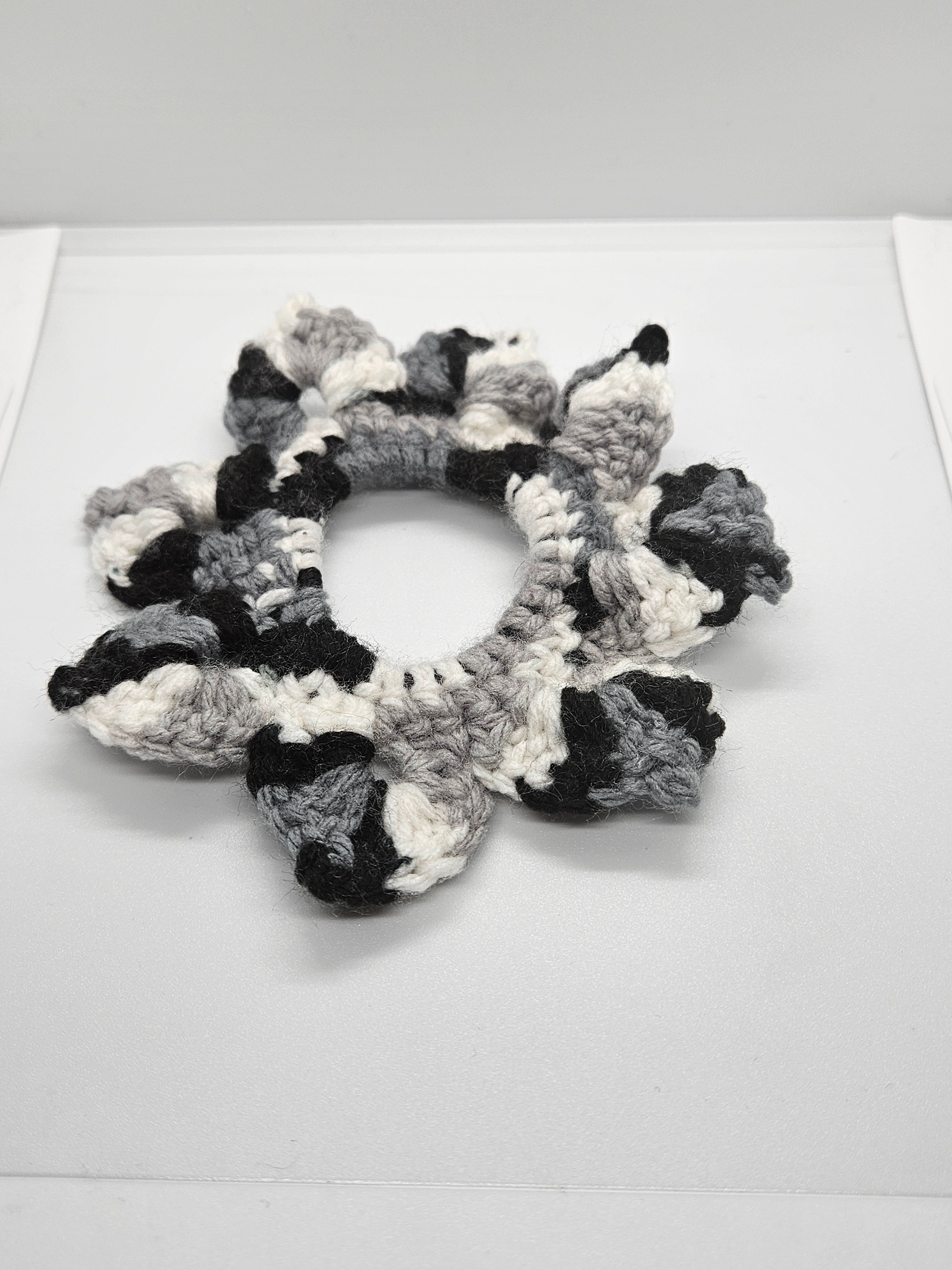 Flower scrunchies