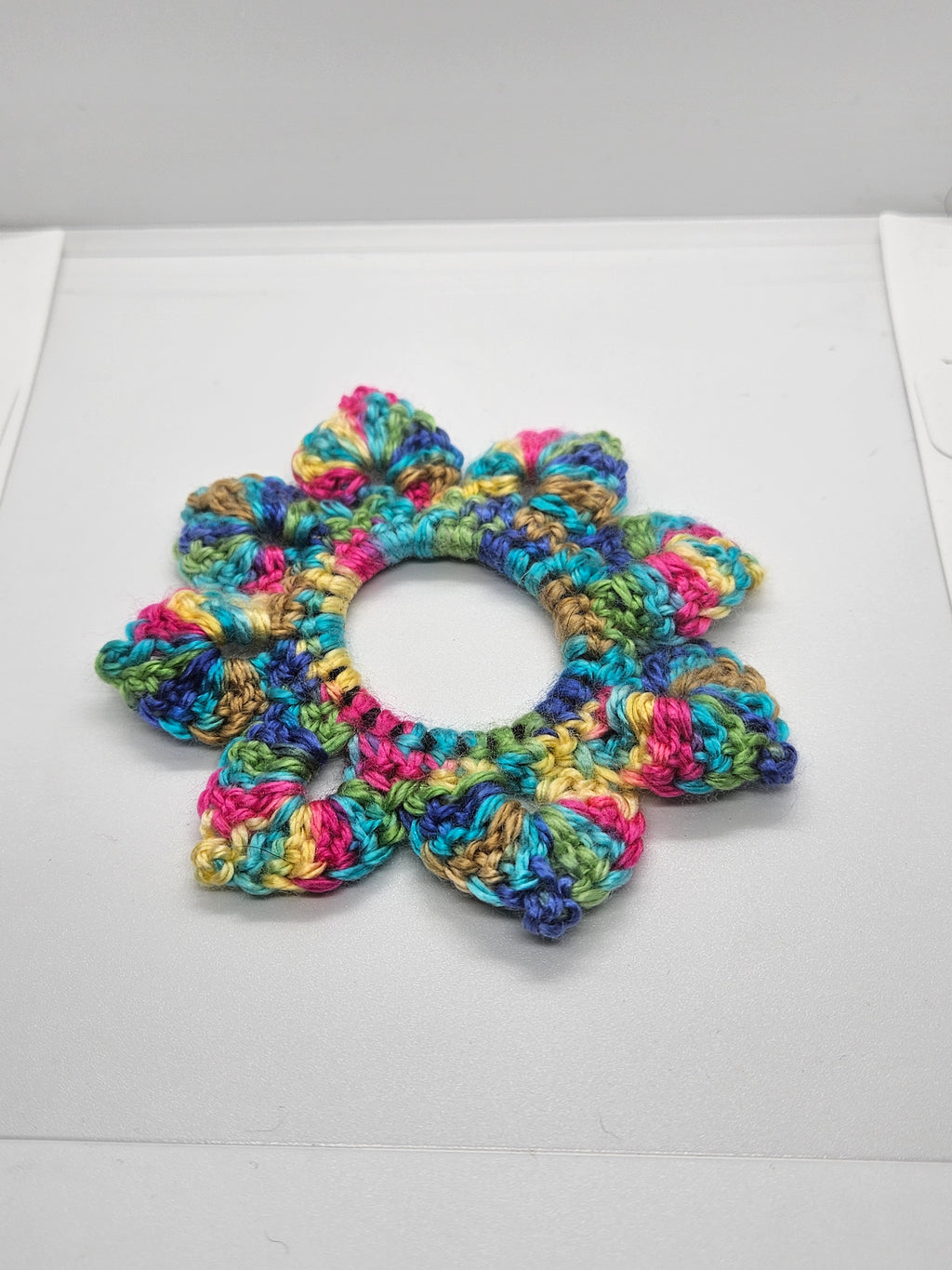 Flower scrunchies