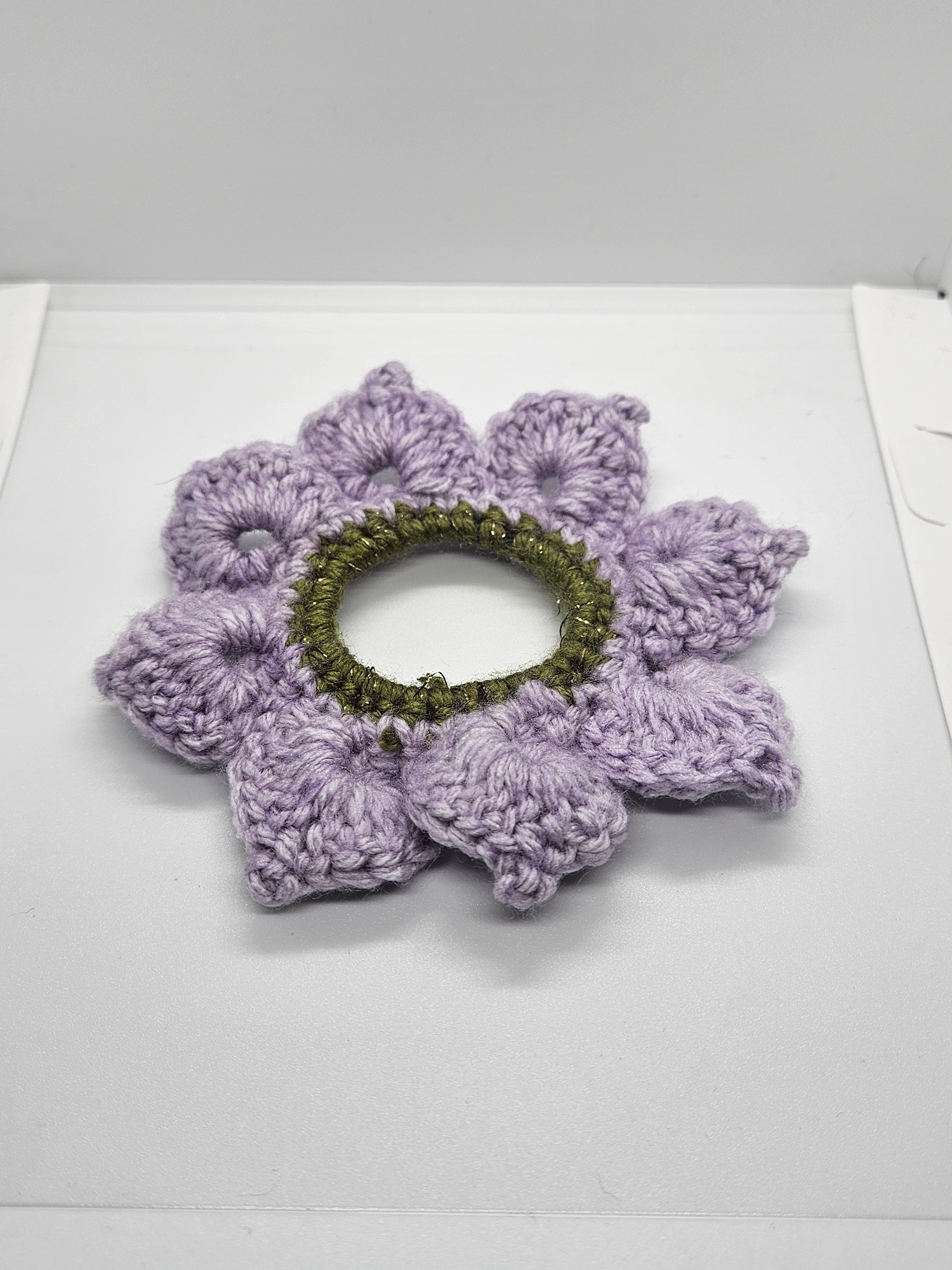 Flower scrunchies