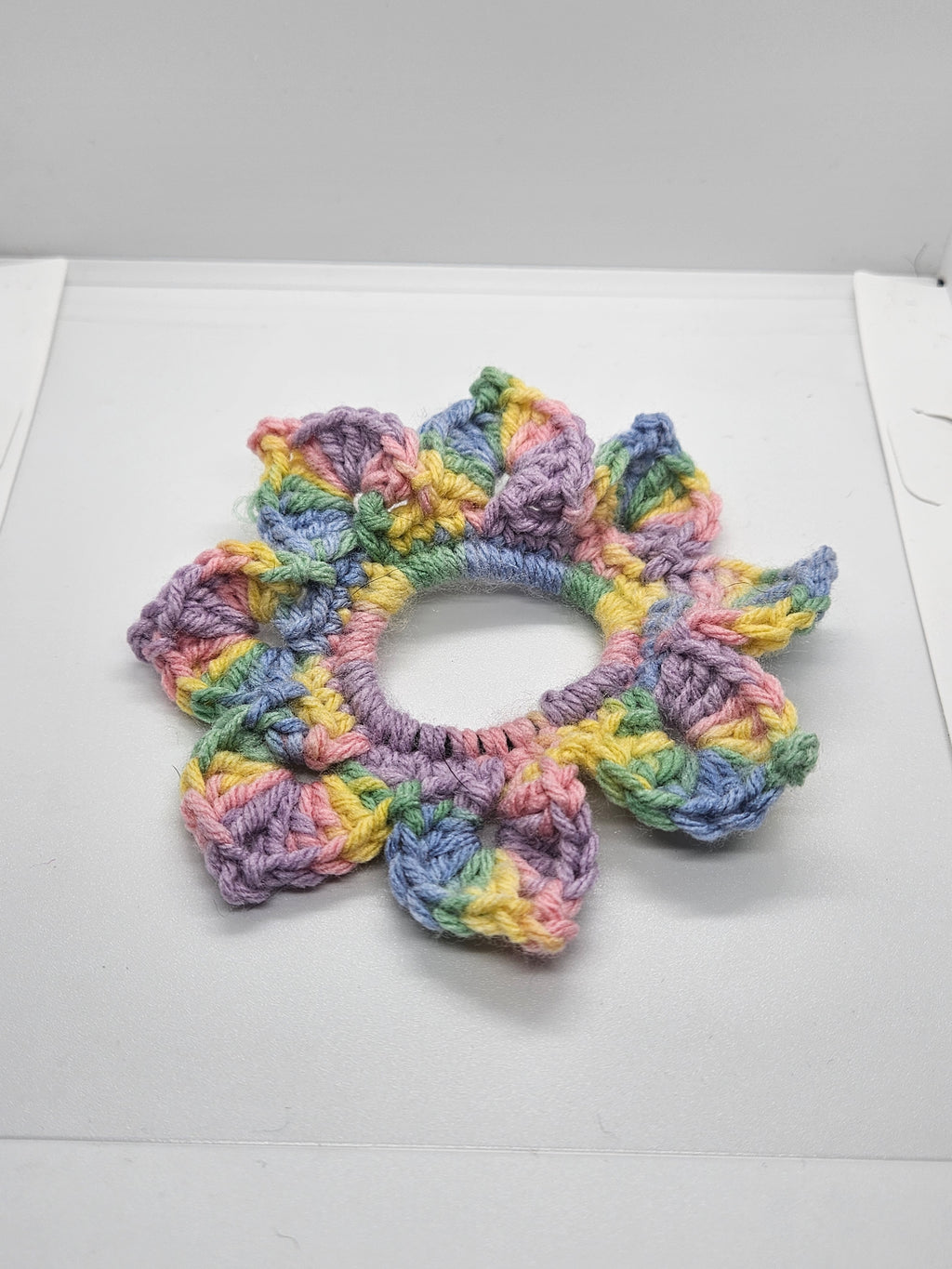 Flower scrunchies