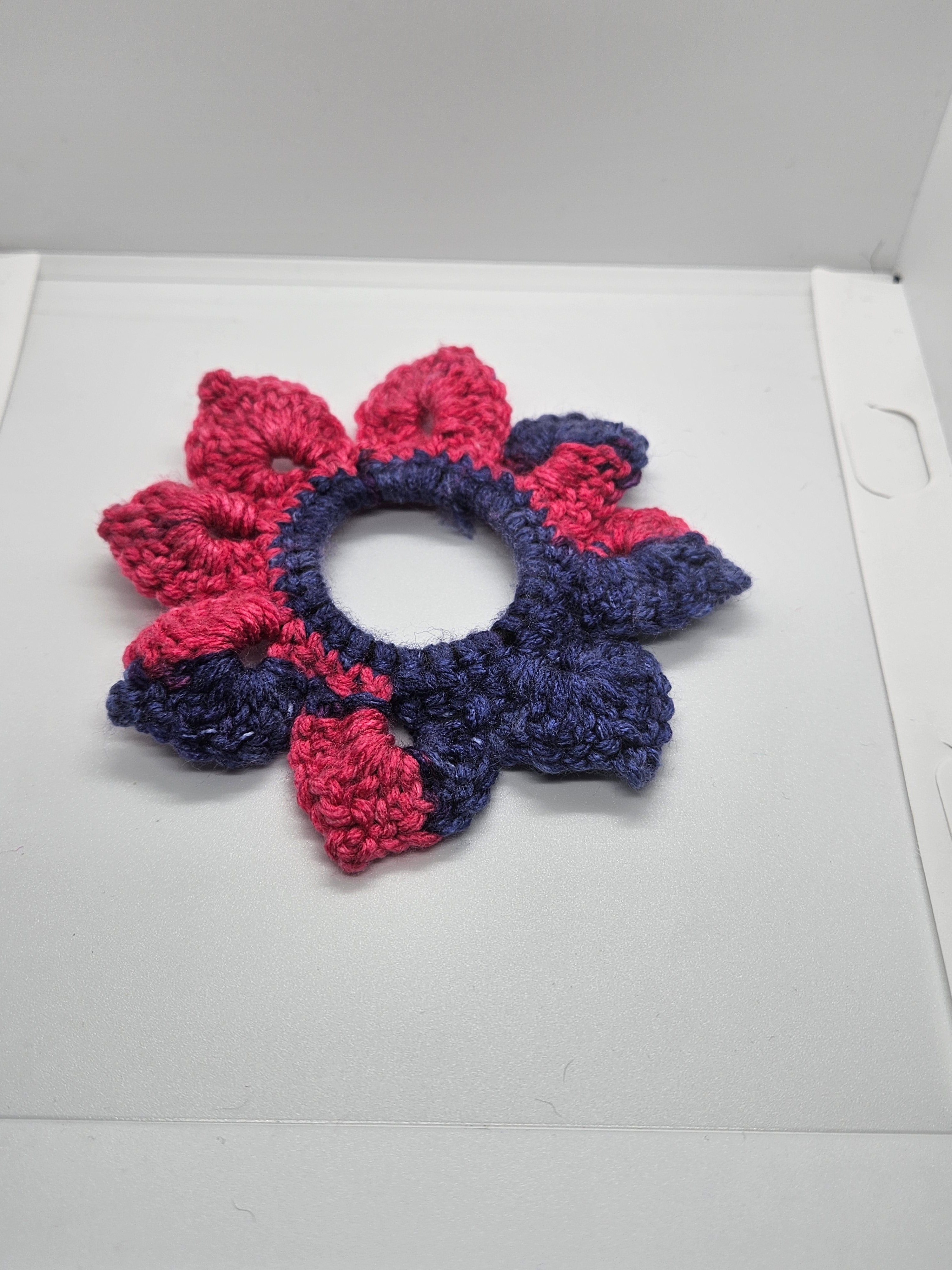Flower scrunchies
