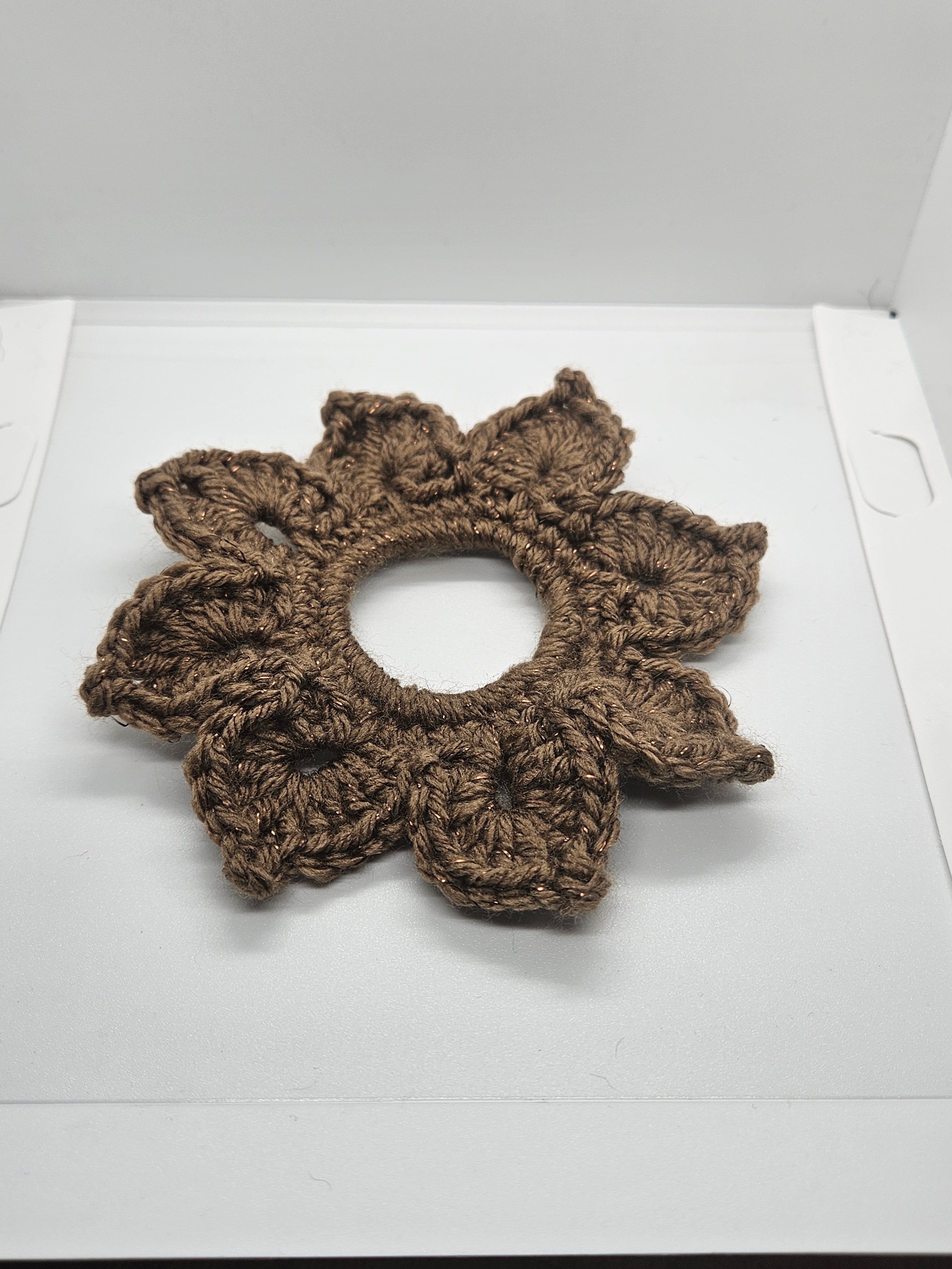 Flower scrunchies