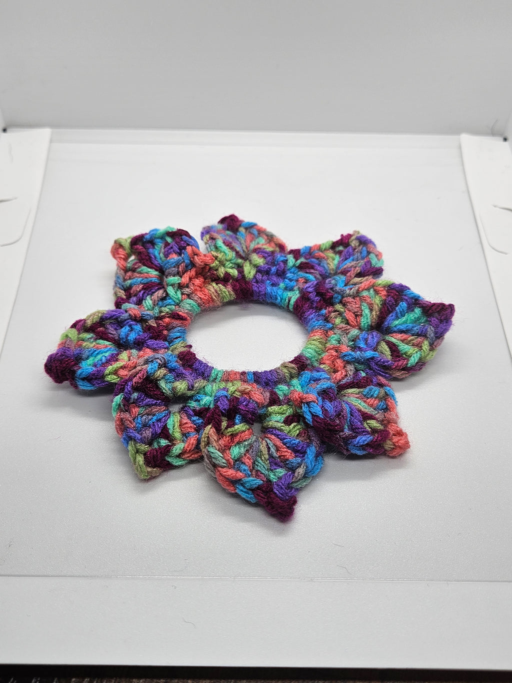 Flower scrunchies