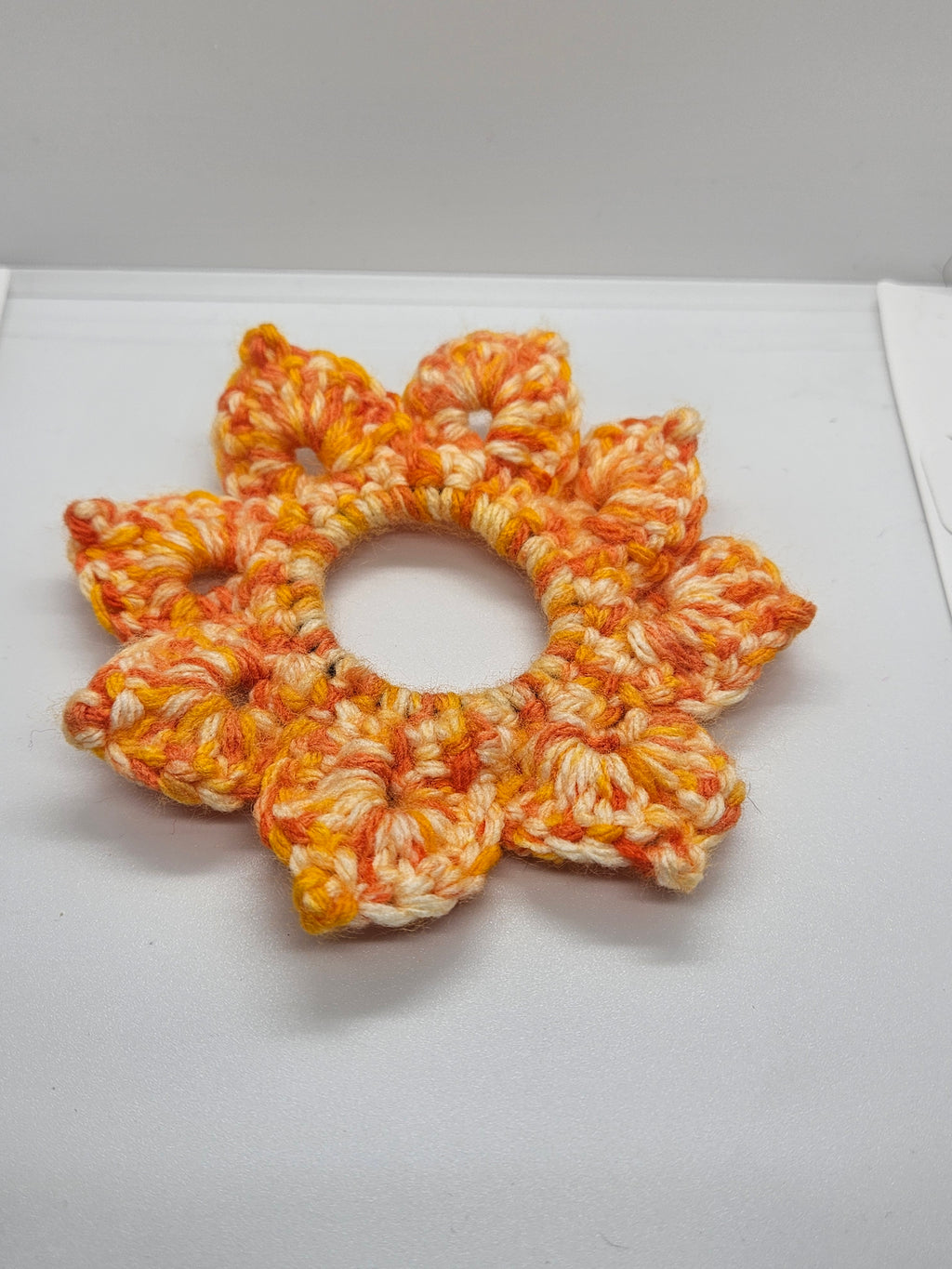 Flower scrunchies