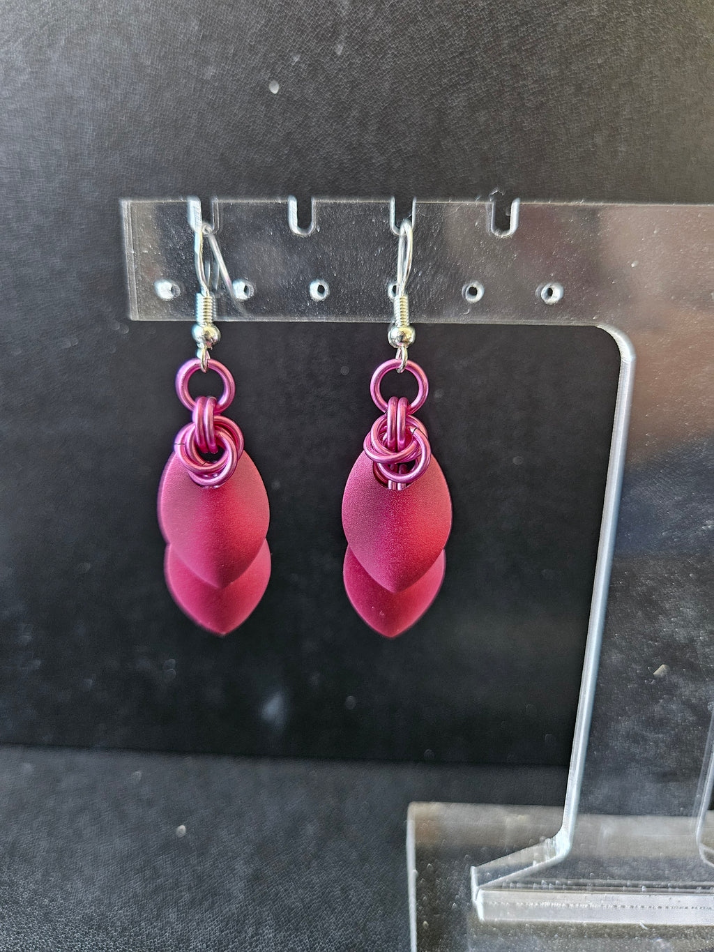 Elegant Scale Earrings *Solid Colors*