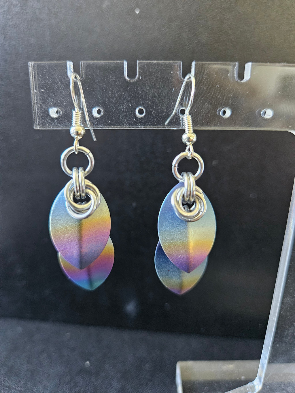 Elegant Scale Earrings *Solid Colors*