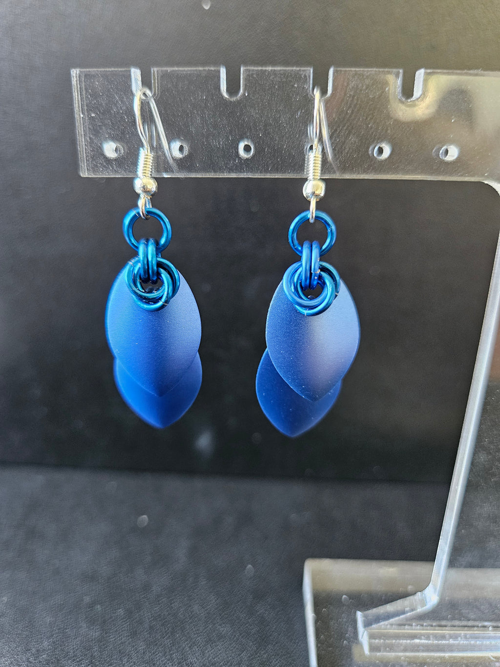 Elegant Scale Earrings *Solid Colors*