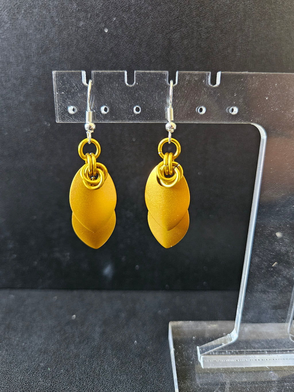 Elegant Scale Earrings *Solid Colors*