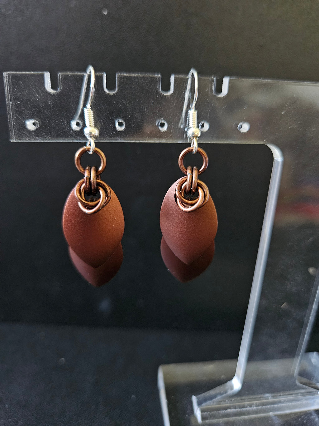 Elegant Scale Earrings *Solid Colors*