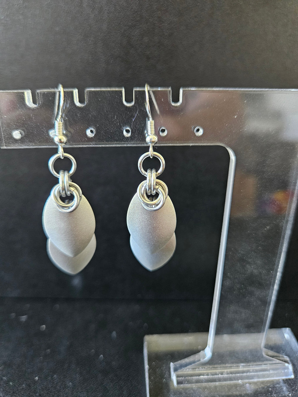 Elegant Scale Earrings *Solid Colors*