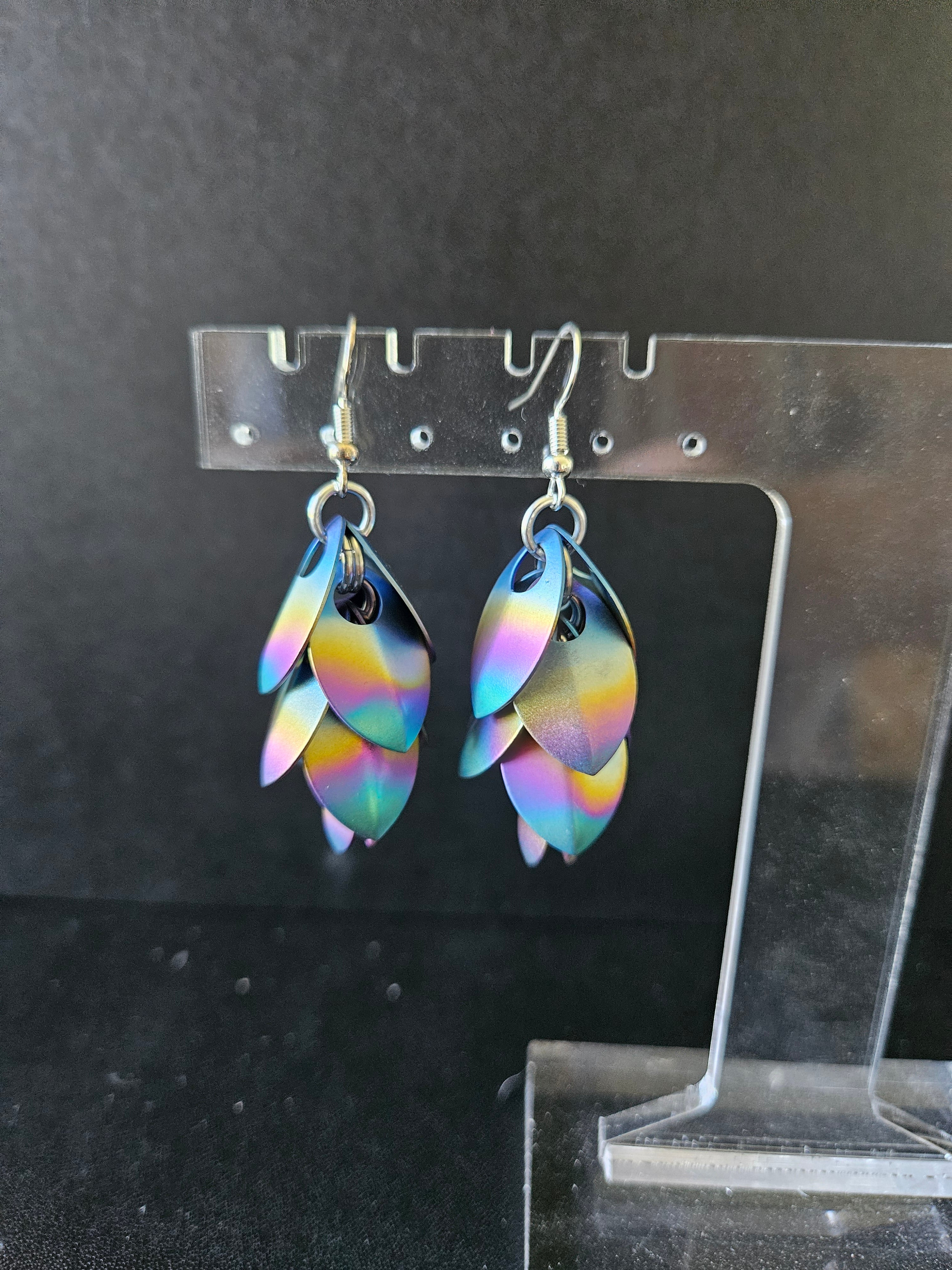 Shaggy Scale Earrings