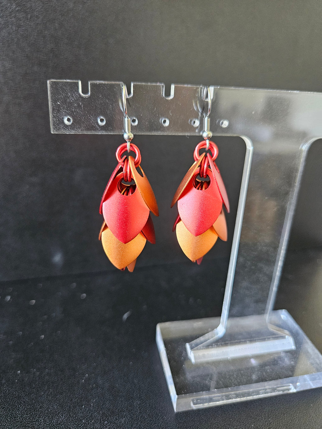 Shaggy Scale Earrings