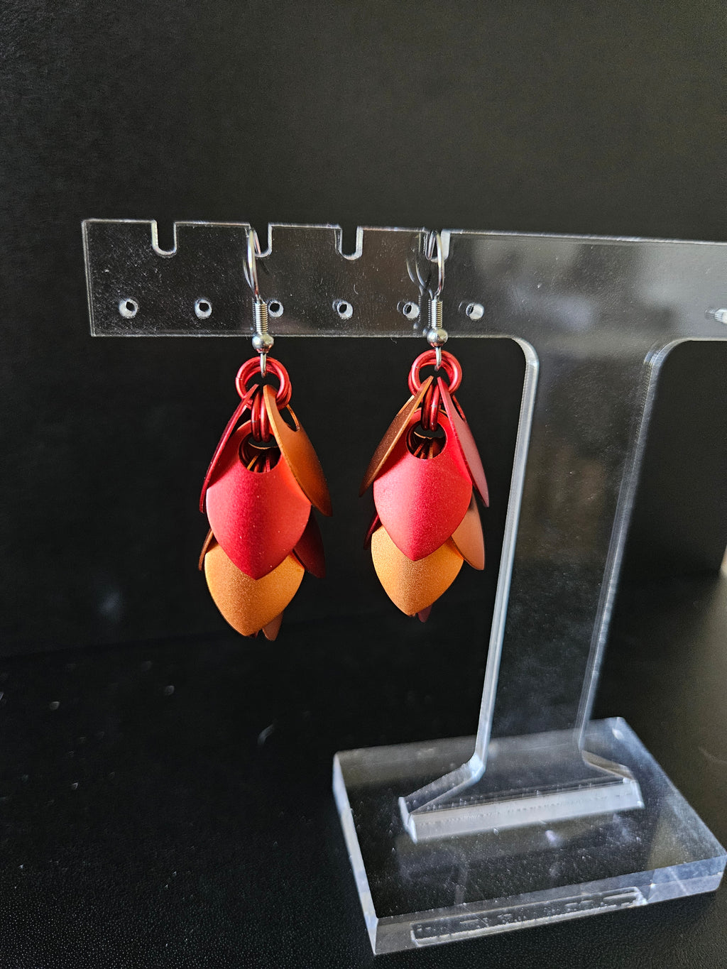 Shaggy Scale Earrings