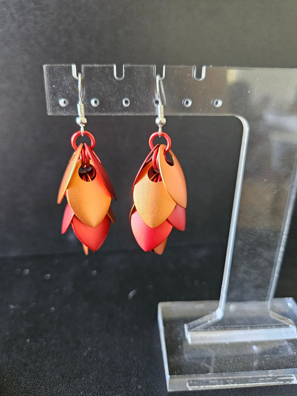 Shaggy Scale Earrings