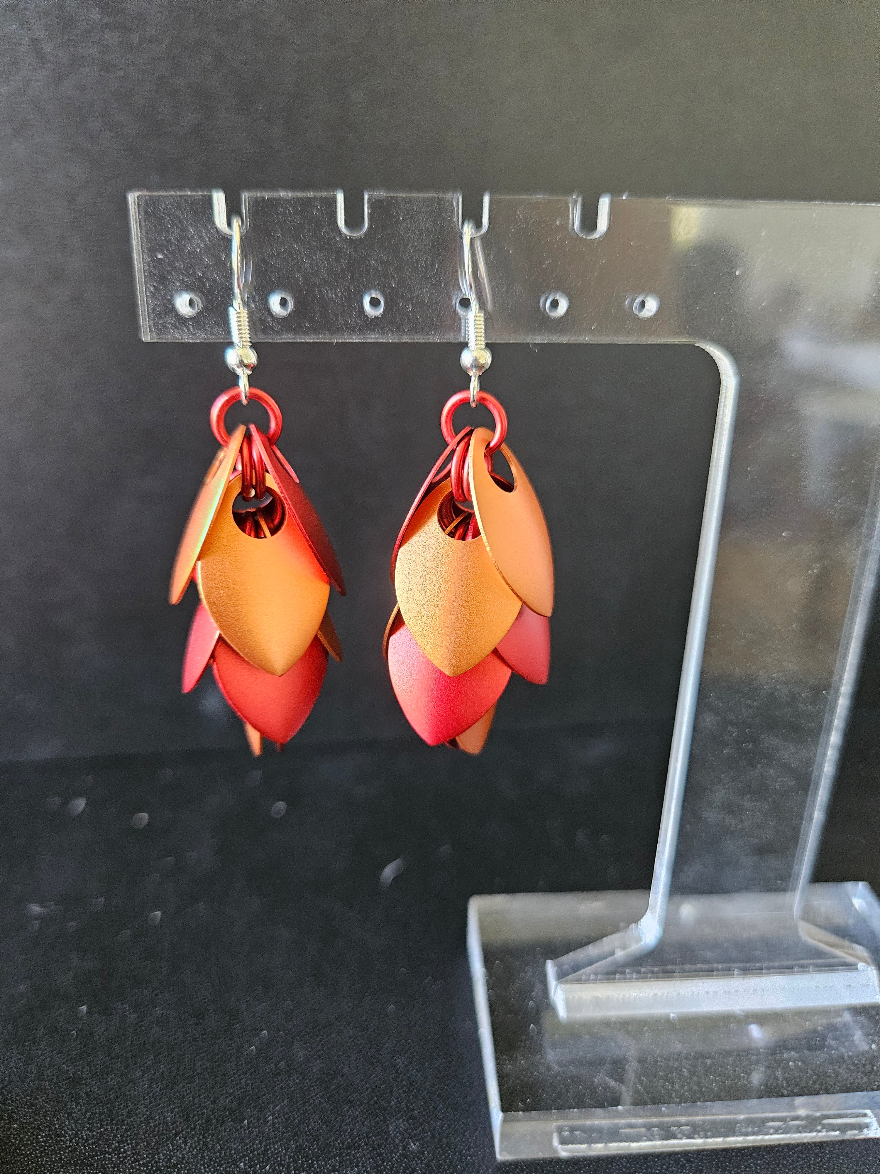 Shaggy Scale Earrings