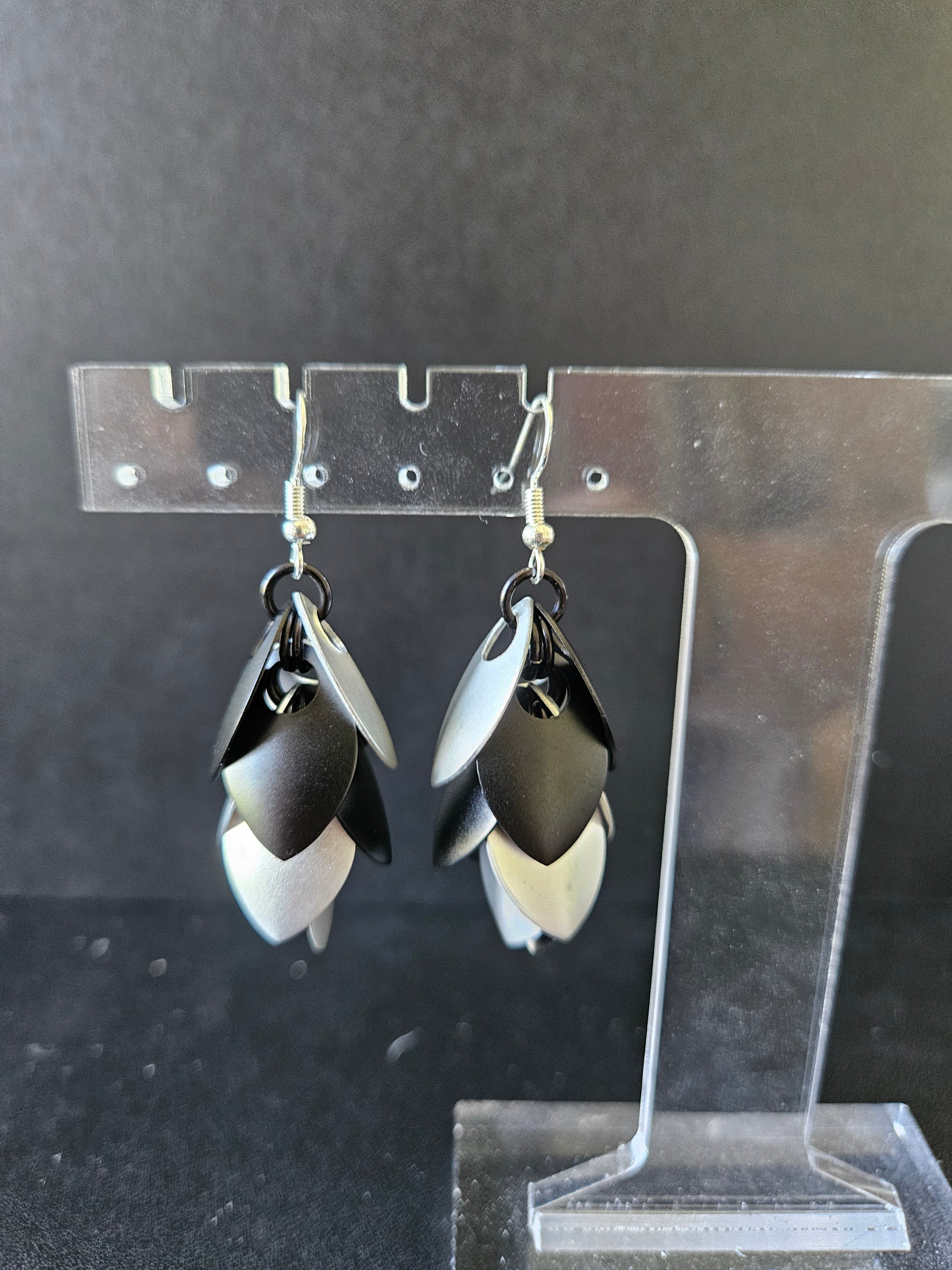 Shaggy Scale Earrings
