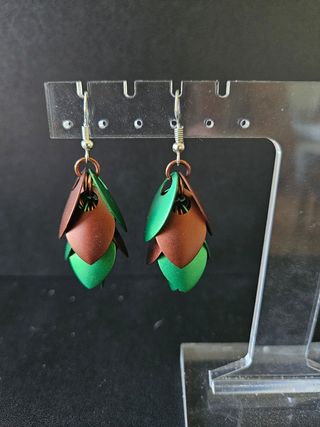 Shaggy Scale Earrings