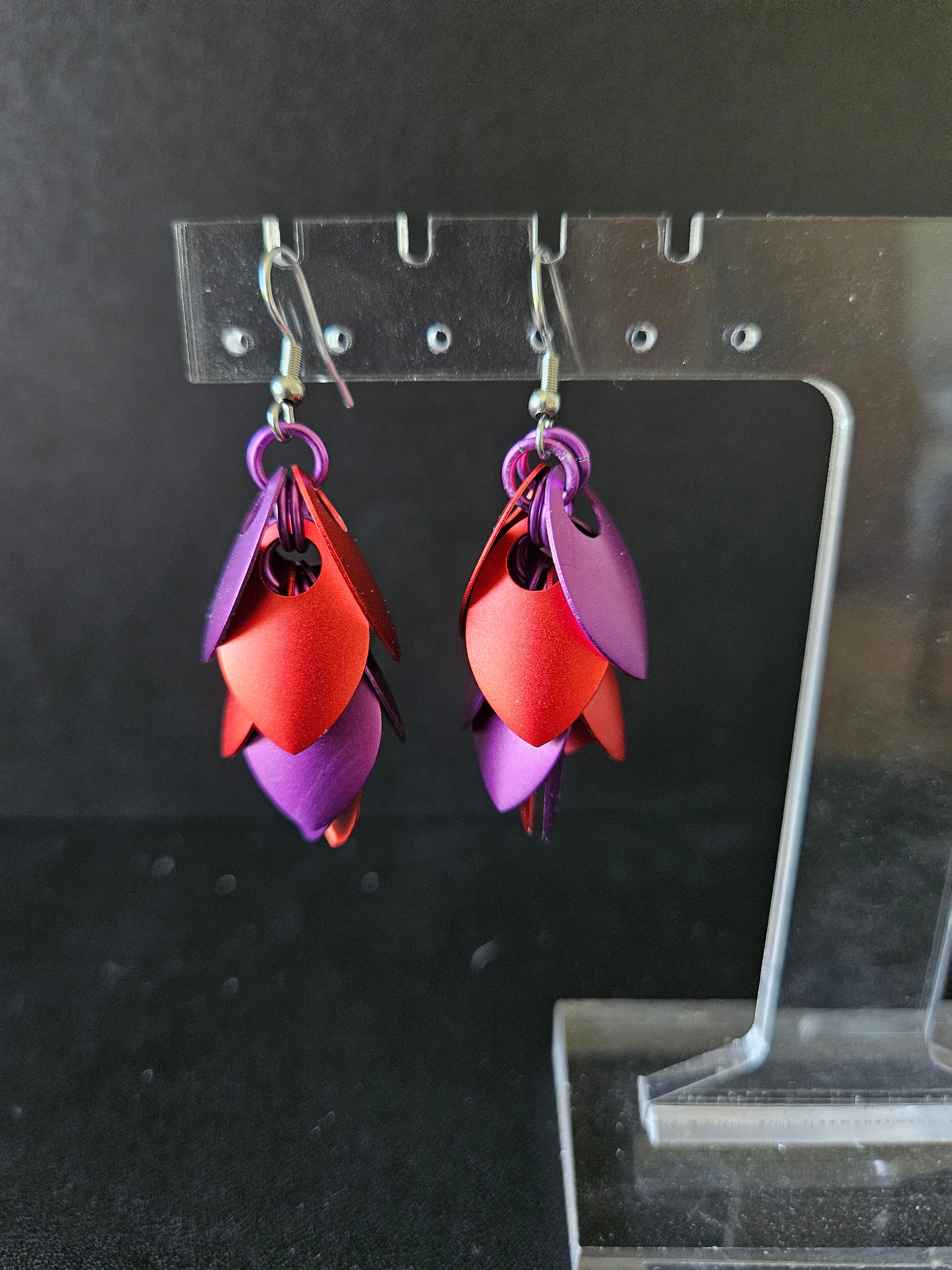 Shaggy Scale Earrings