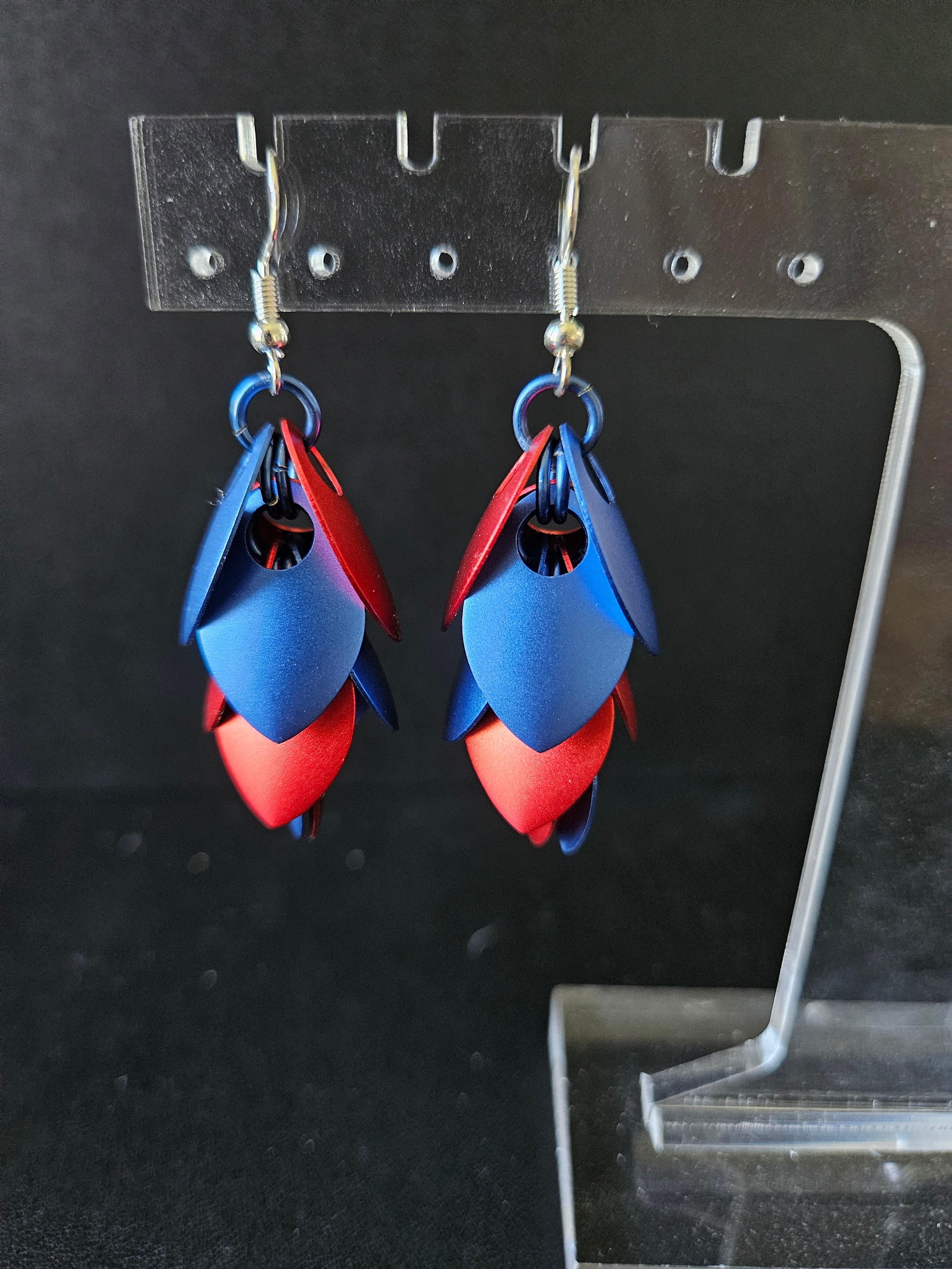 Shaggy Scale Earrings