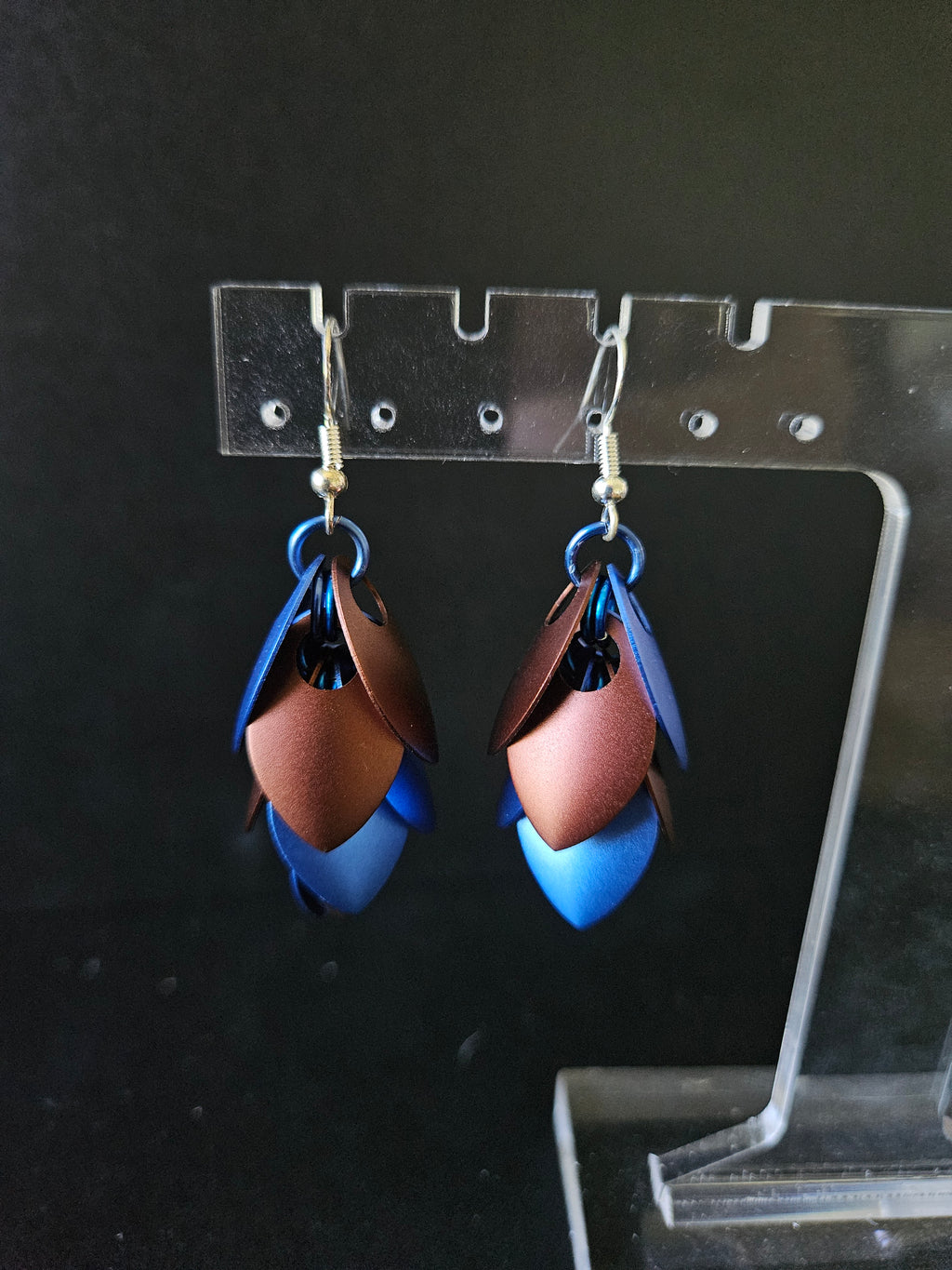 Shaggy Scale Earrings